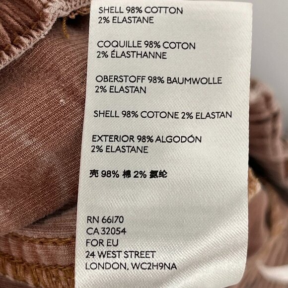 Free People Cut Off Shorts with Drawstring SP Boho Cords - Picture 6 of 7